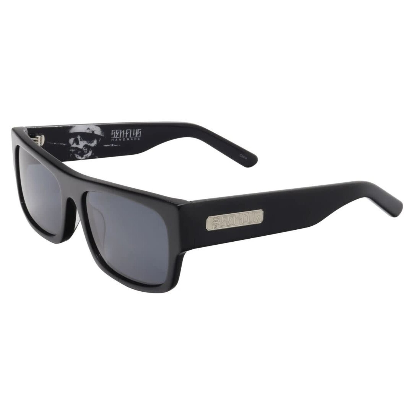 Black Flys Black Flys - Sen Flys / Fly Menace Collab - Shiny Black / Smoke Lens