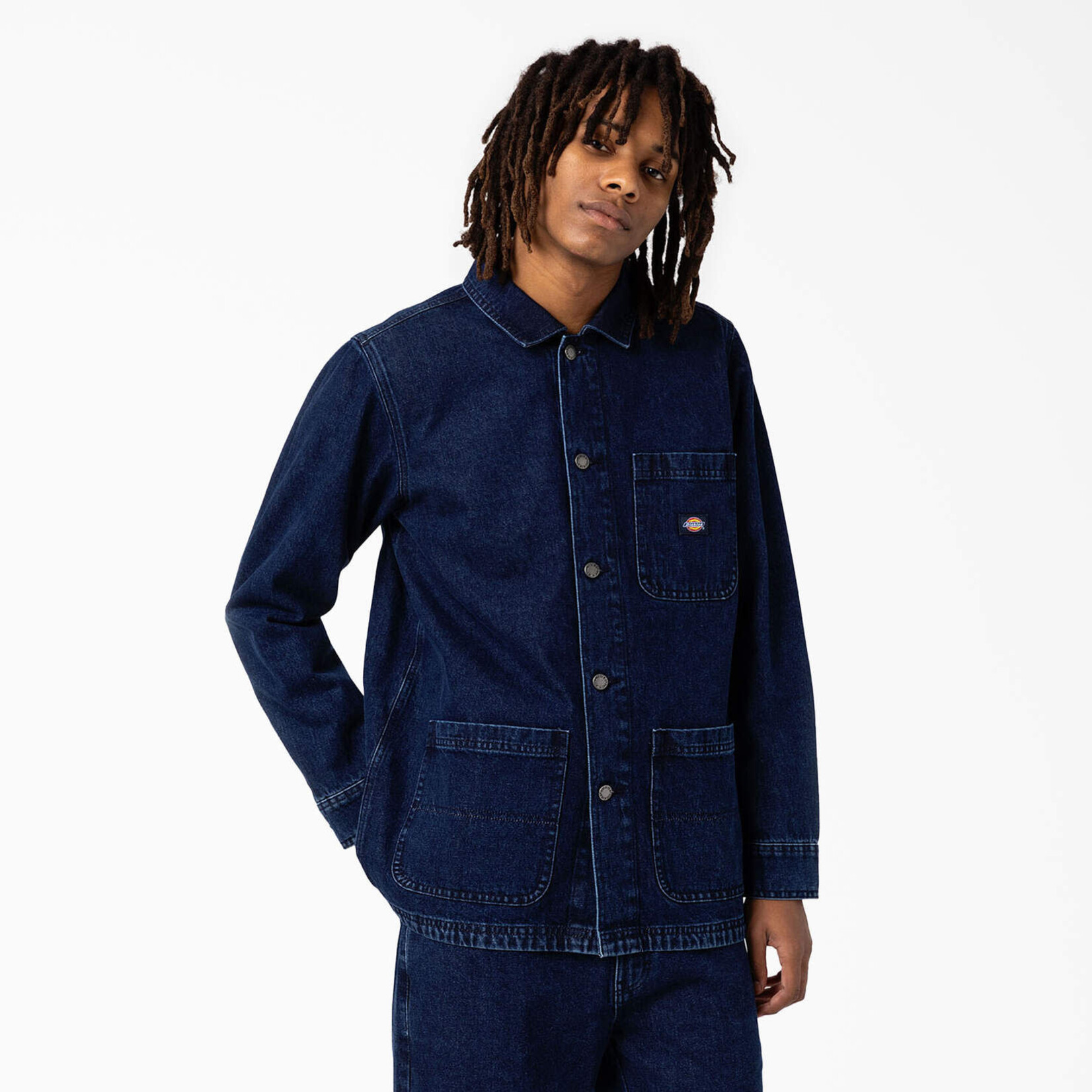 Dickies Dickies - Denim Chore Coat - Stonewashed Indigo Blue -