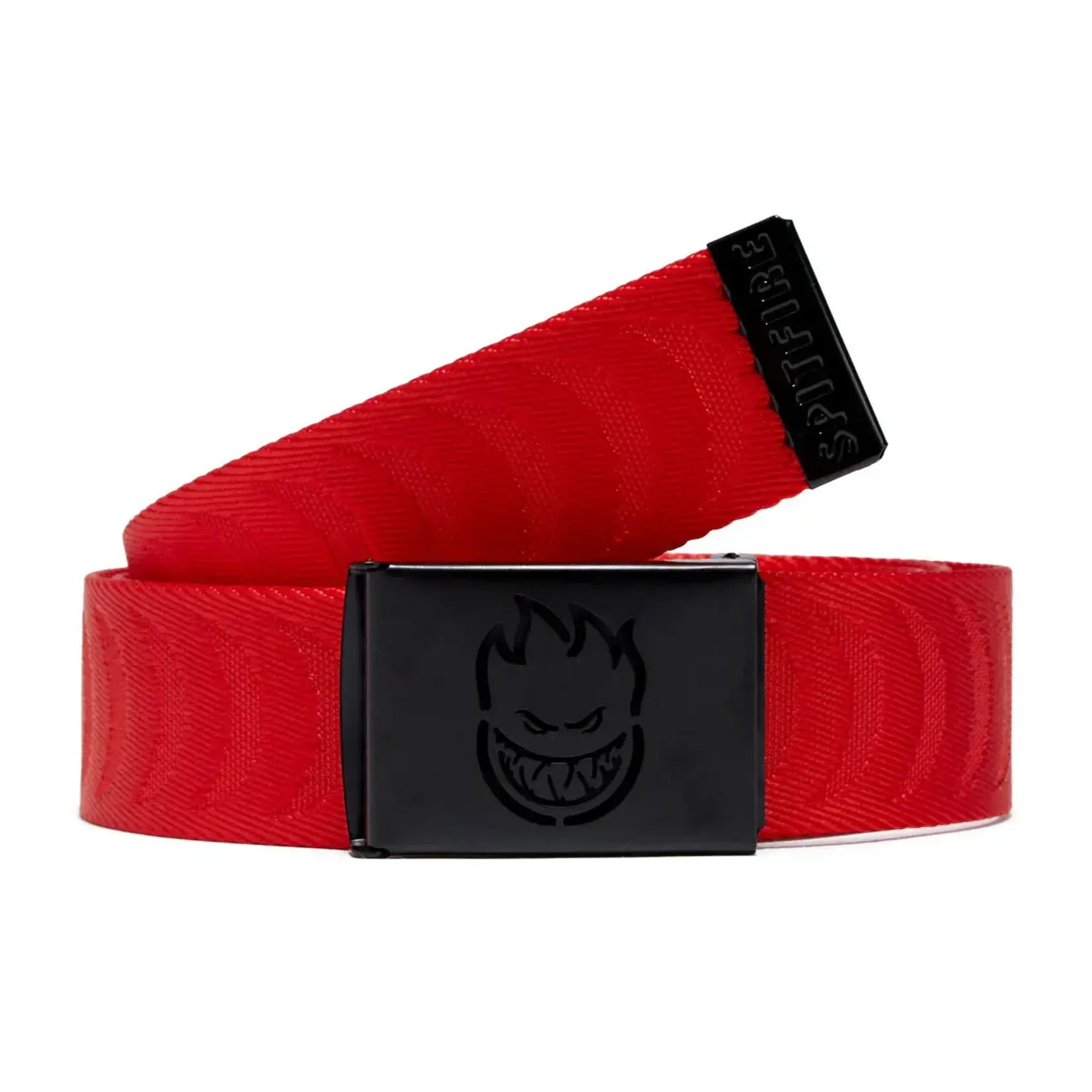 Spitfire Spitfire - Bighead Cut Out Jacquard Swirl Belt - Red / Black
