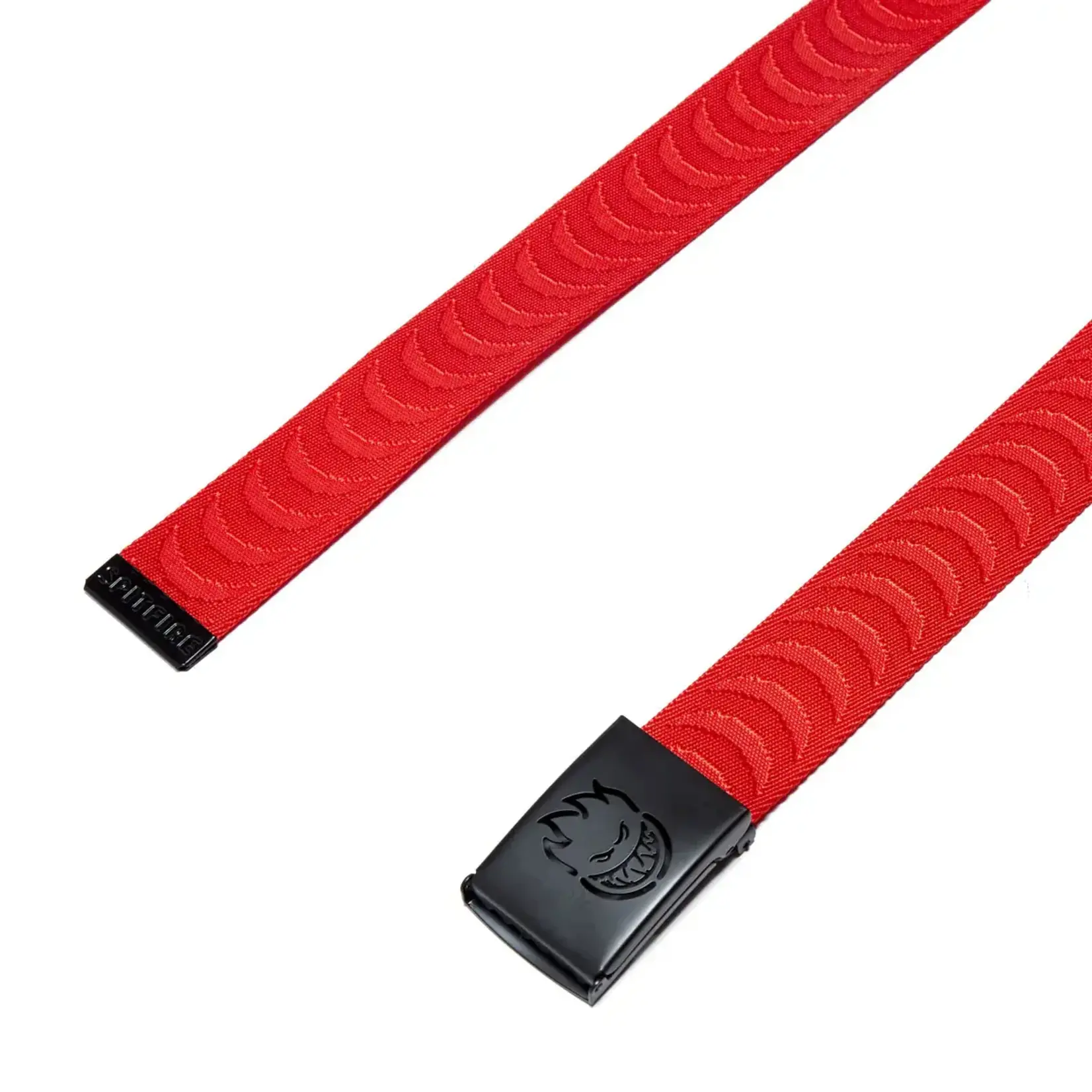 Spitfire Spitfire - Bighead Cut Out Jacquard Swirl Belt - Red / Black