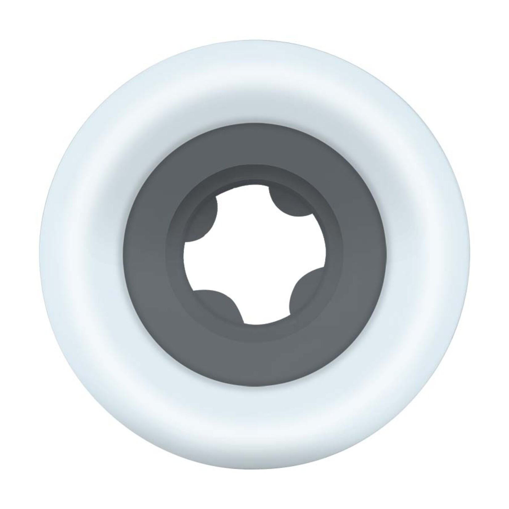 Ricta Ricta - Chrome Clouds Wheels - 56mm 92a - White / Metallic Gray