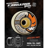 Spitfire - F4 Radial Full Wheels - 56mm 99a - Set of 4 - Attic
