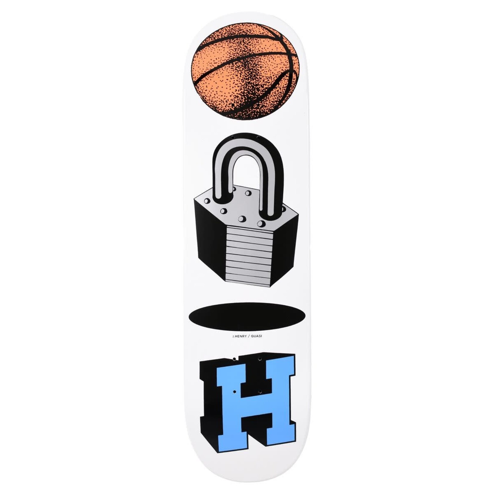 Quasi Quasi - Henry Locked Deck - 8.125" x 31.75" x 14.125"