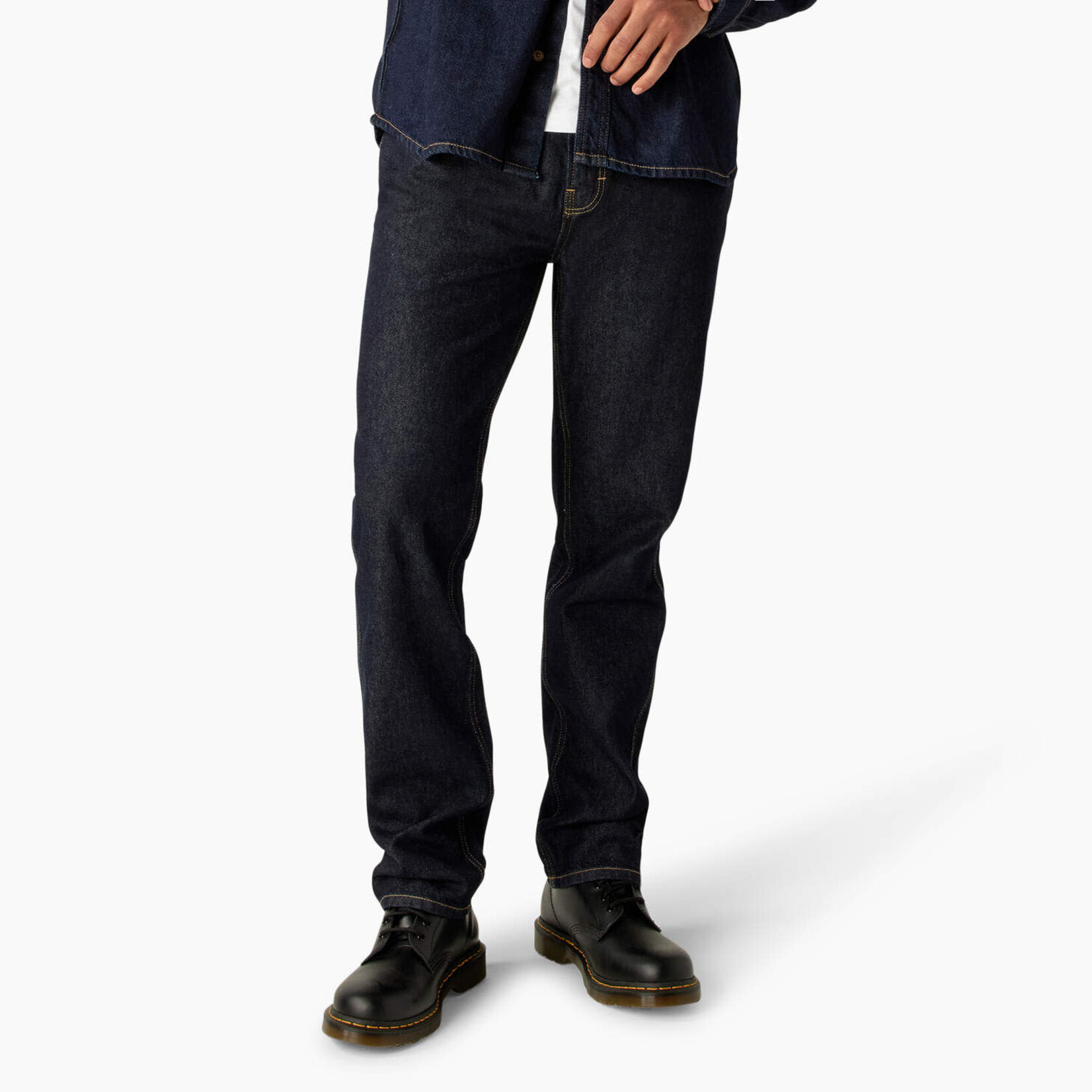 Dickies Dickies - Houston Regular Fit Jeans - Rinsed Indigo Blue -