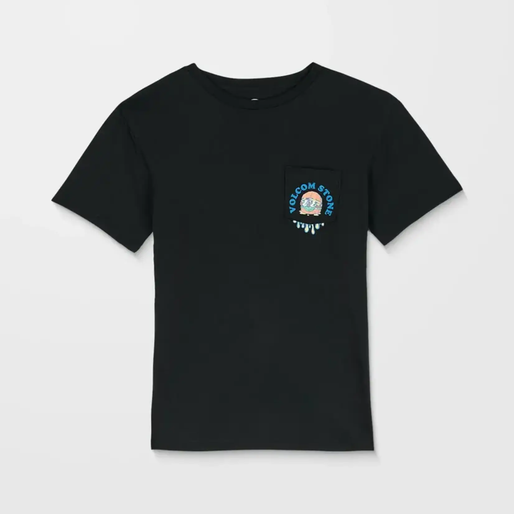 Volcom Volcom - Kids' Burgstone Pocket Tee - Black -