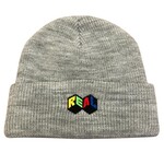 Real Skateboards Real Skateboards City Block Beanie - Grey
