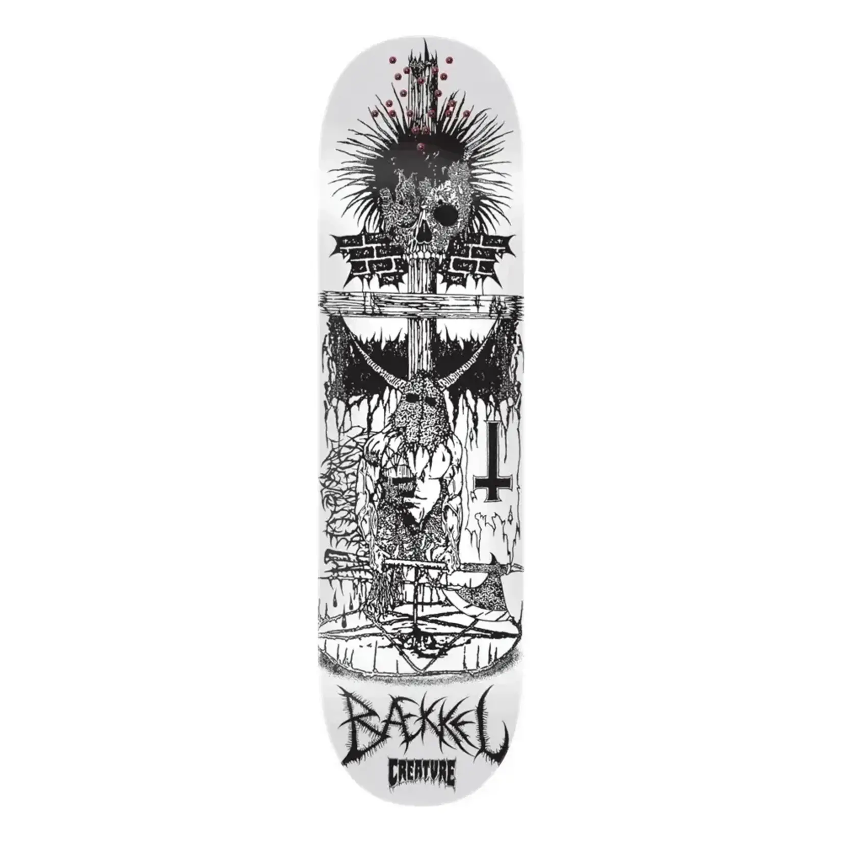 Creature Creature - Baekkel BLKMTL Deck - 8.6" x 32.11" x 14.626"
