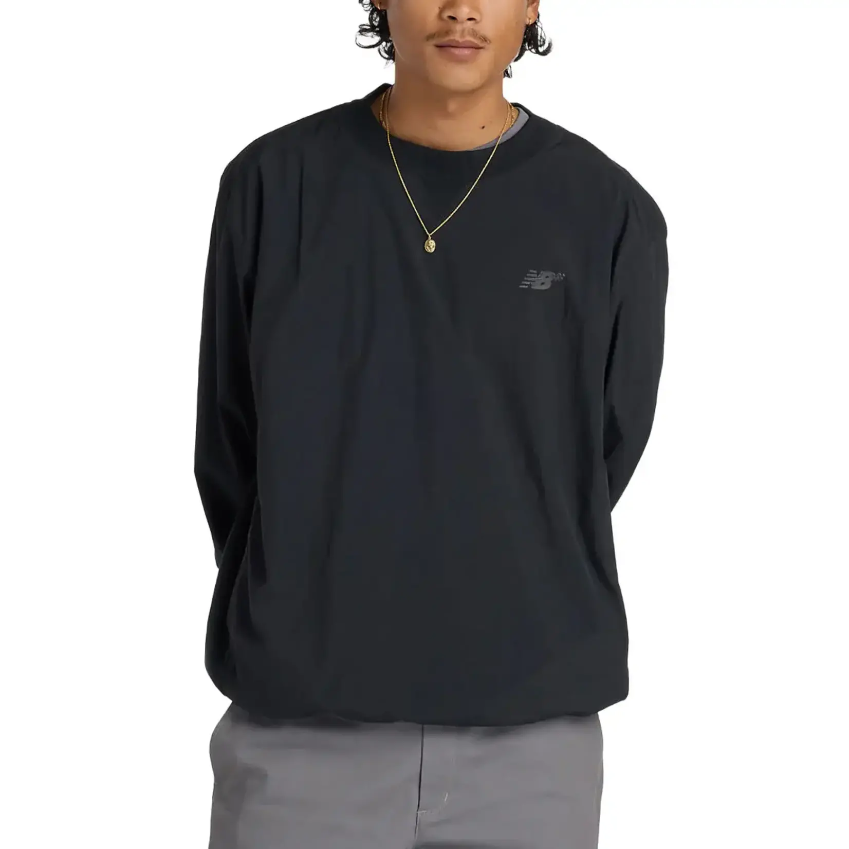 New Balance New Balance Numeric - Woven Crew Sweatshirt - Black -