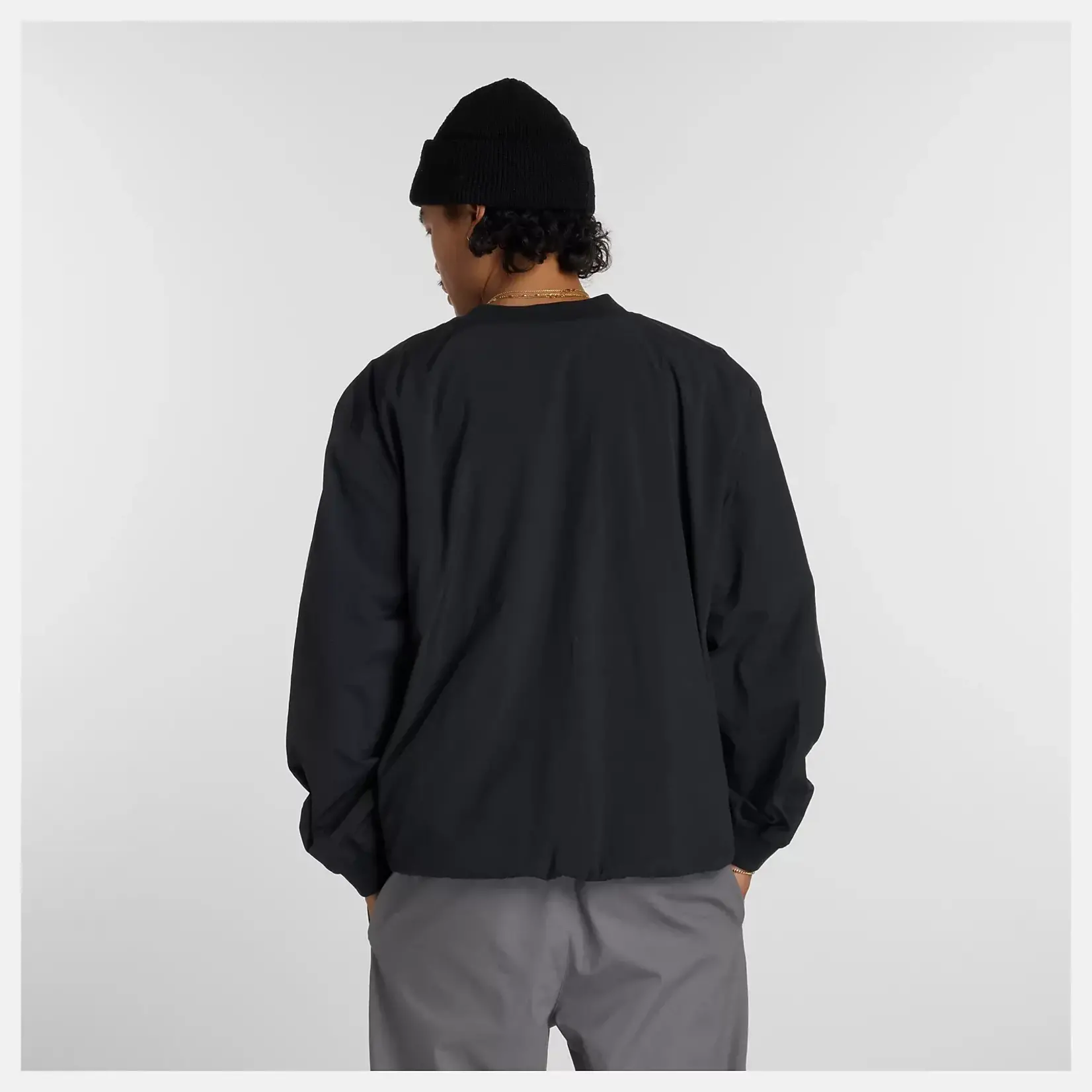 New Balance New Balance Numeric - Woven Crew Sweatshirt - Black -