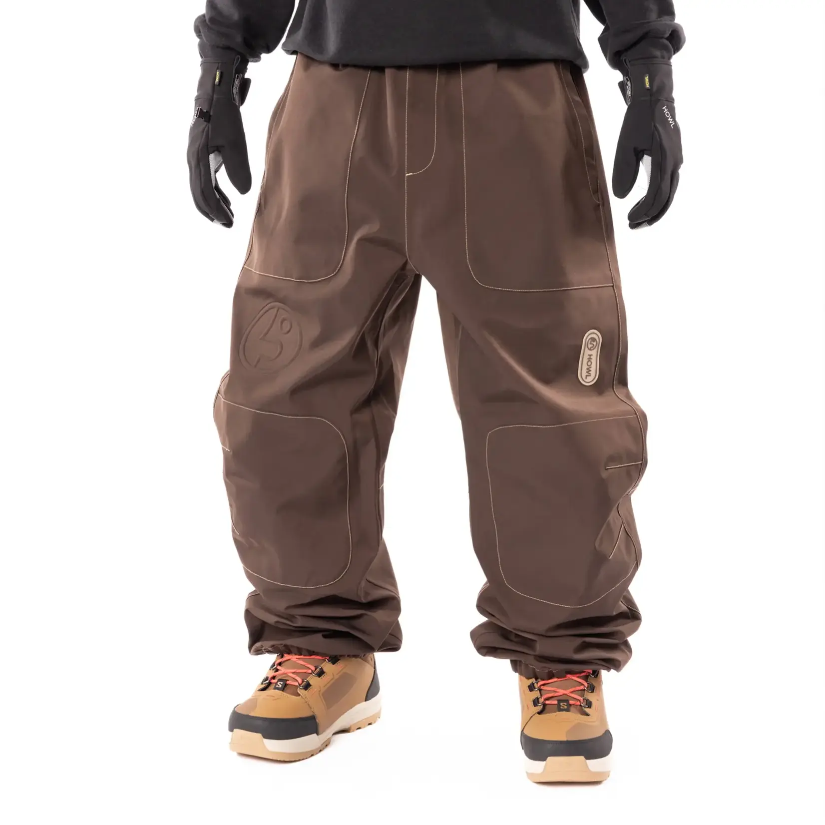 Howl Howl - Public Pant - Brown -