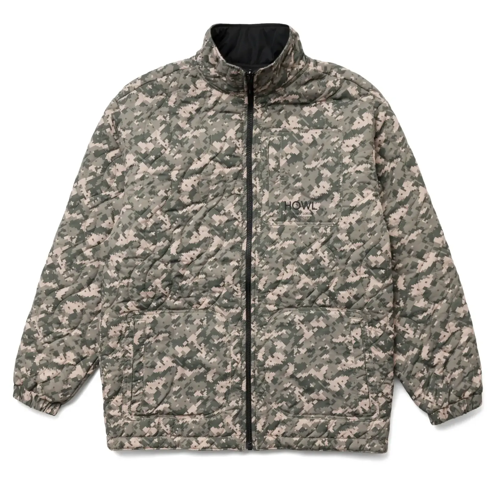 Howl Howl - Reversible Jacket - Black / Camo -