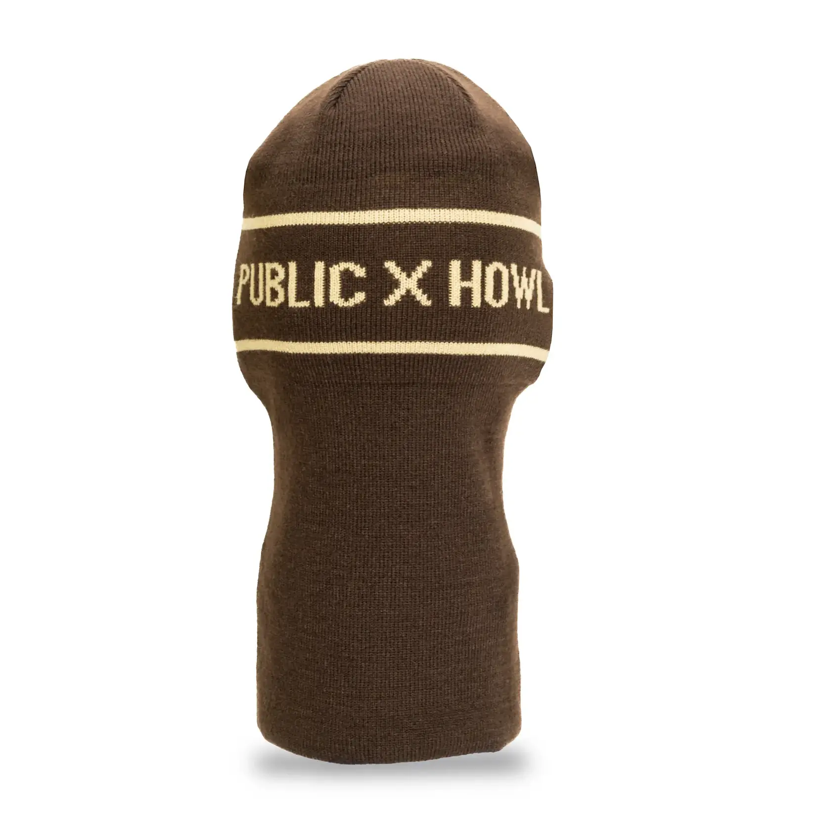 Howl Howl - Canopy Facemask - Public x Howl - Brown