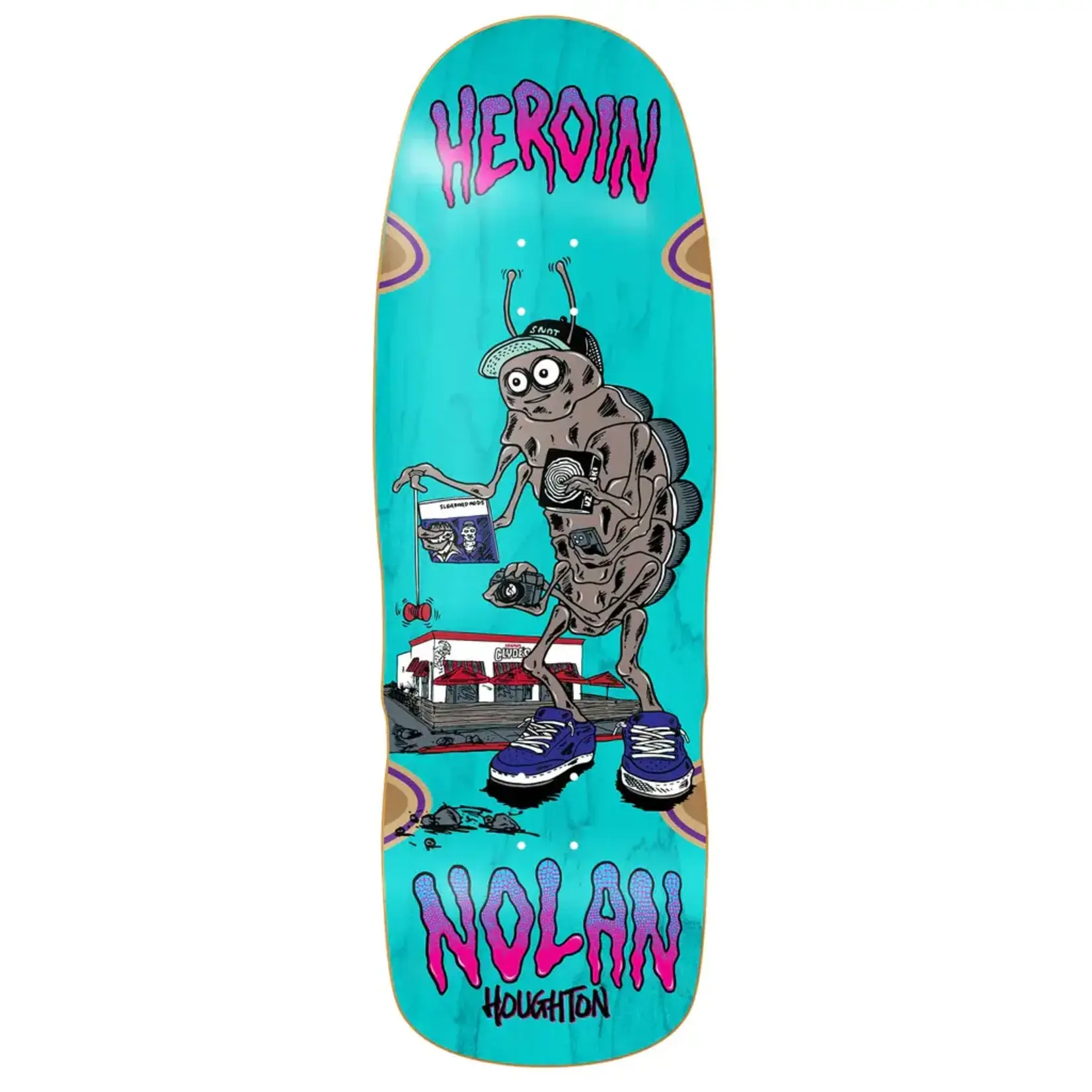Heroin Heroin - Nolan Bug Deck - 10.4" x 30.75" x 14.5"