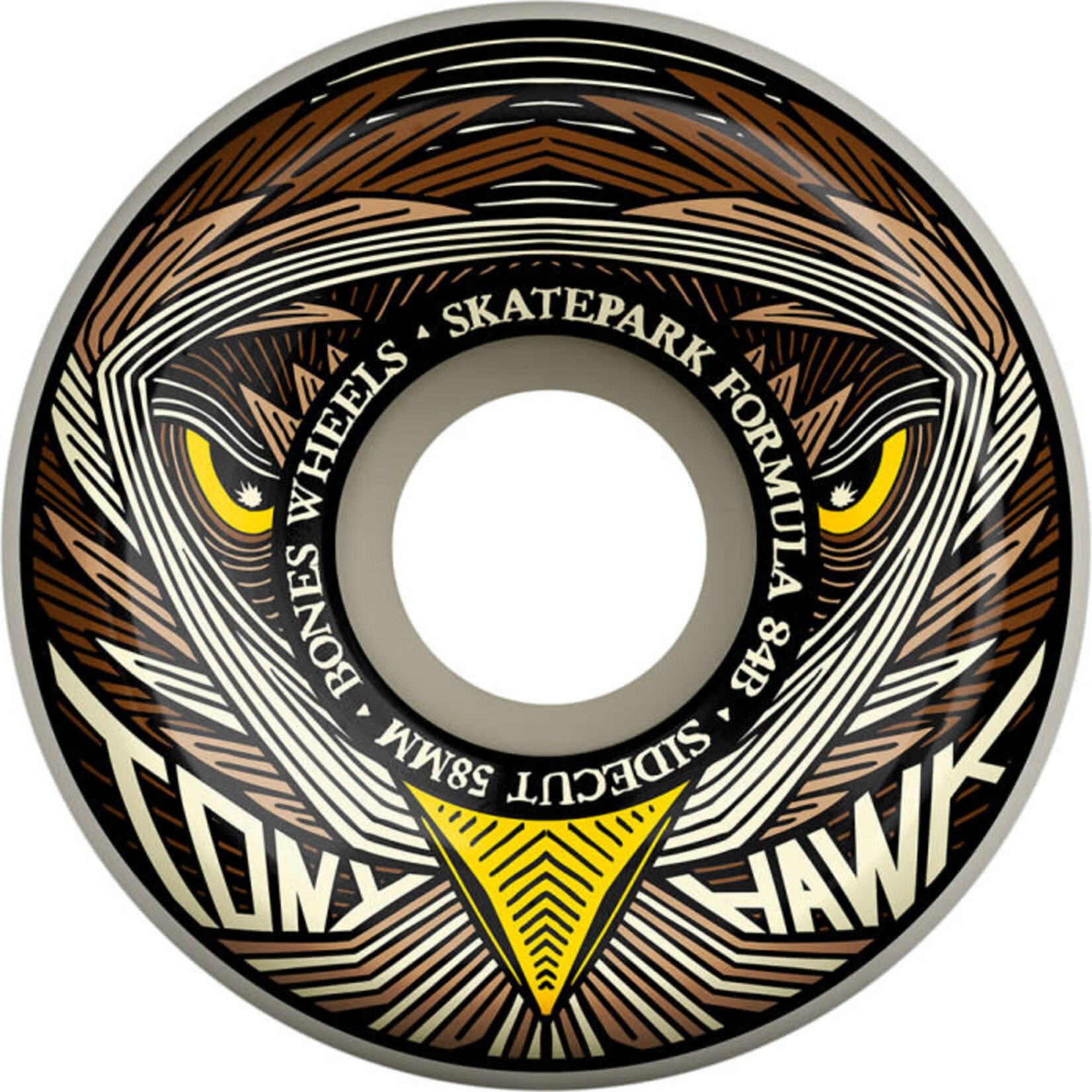 Bones Bones - Hawk Night Hawk Sidecuts Wheels - 58mm 84b