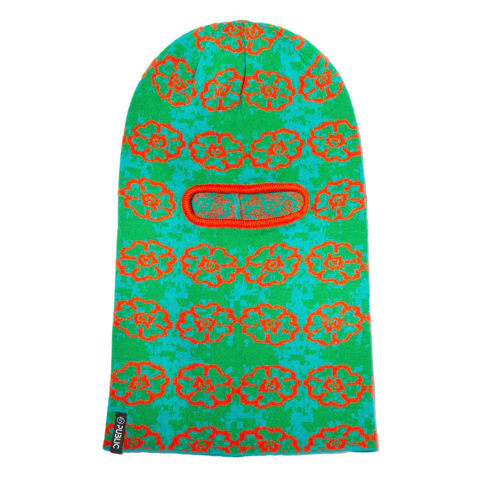 Public Public - Flower Balaclava - Green