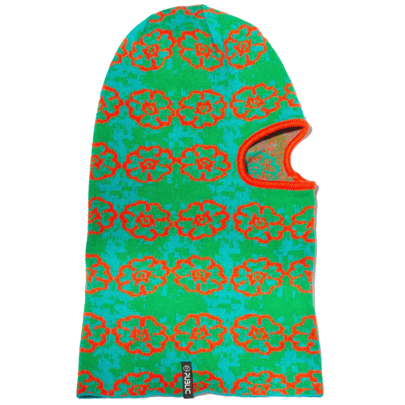 Public Public - Flower Balaclava - Green