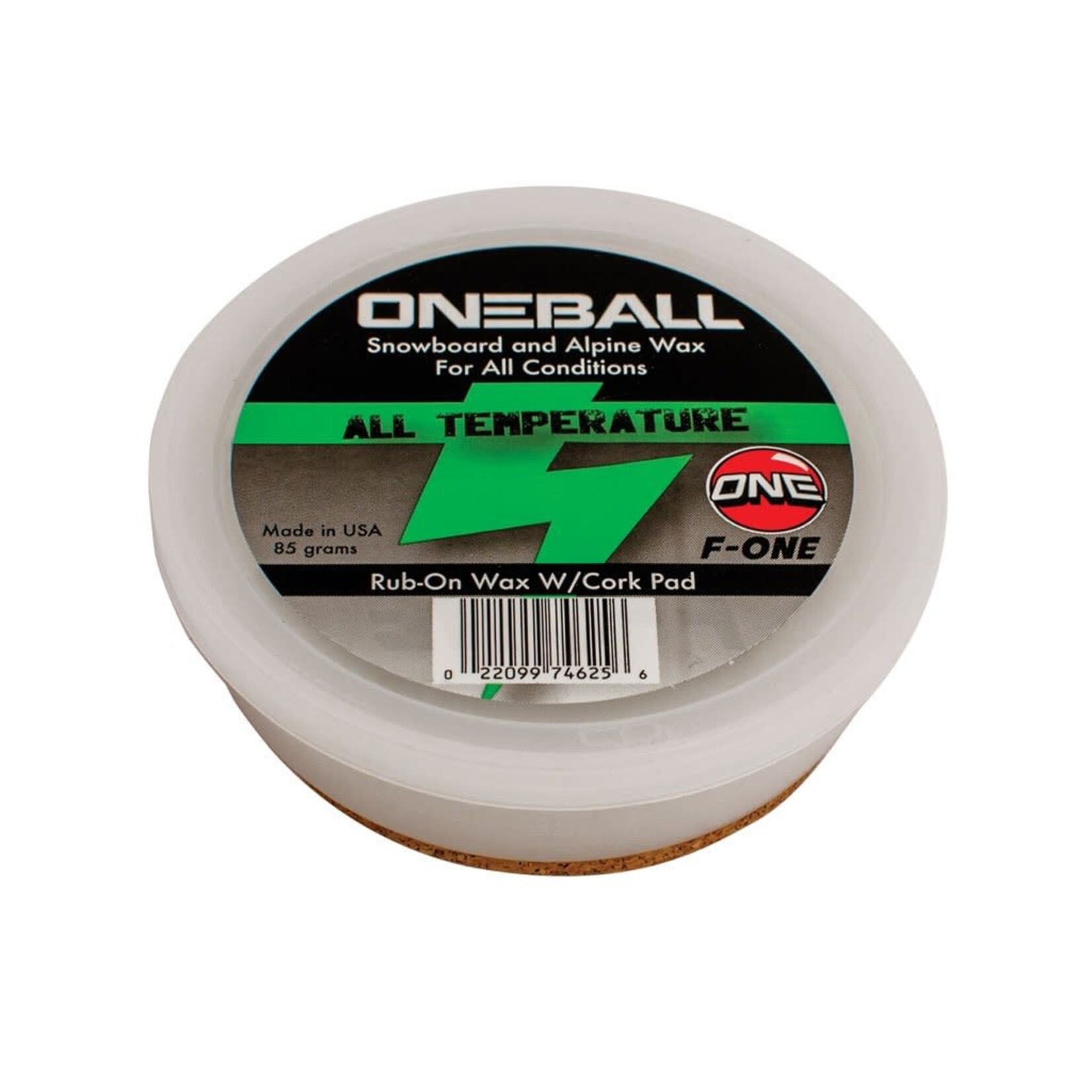 OneBall One Ball Jay F-1 Snow Wax - All Temp rub on w/ cork
