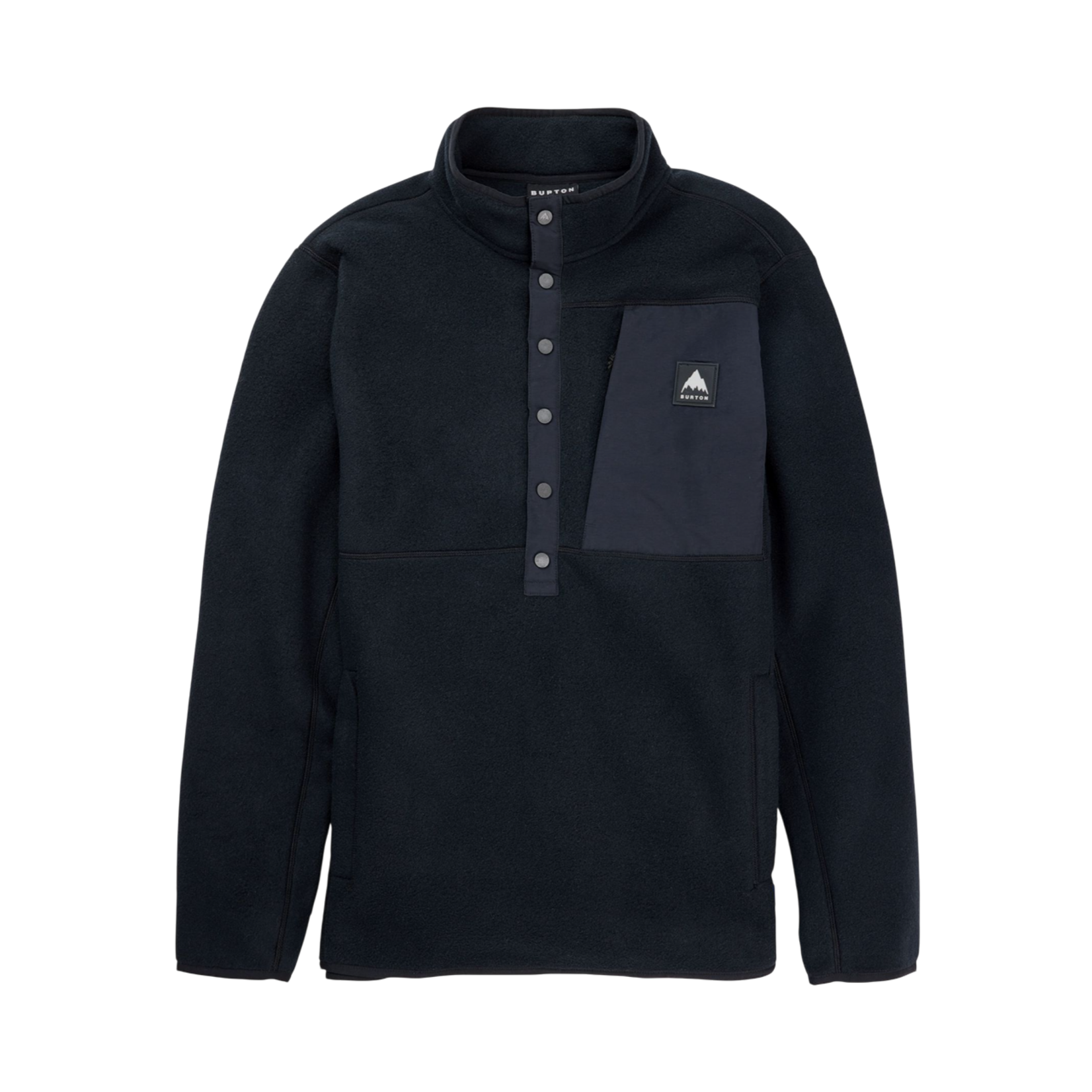 Burton Burton - Men's Cinder Pullover Fleece - True Black -
