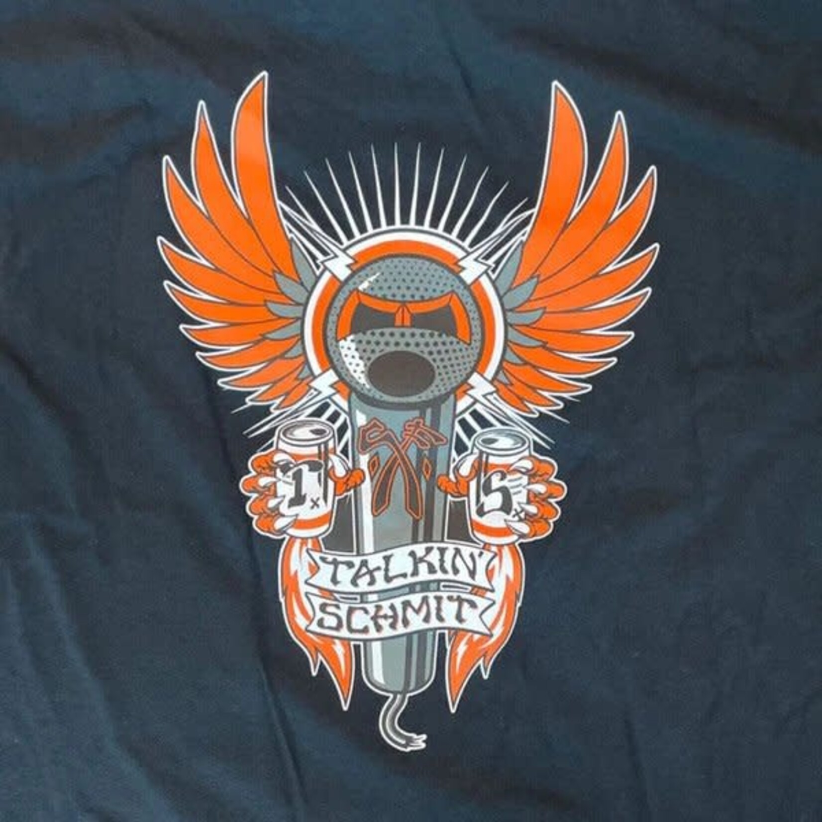 talkin schmit Talkin' Schmit T-Shirt - Black/Orange