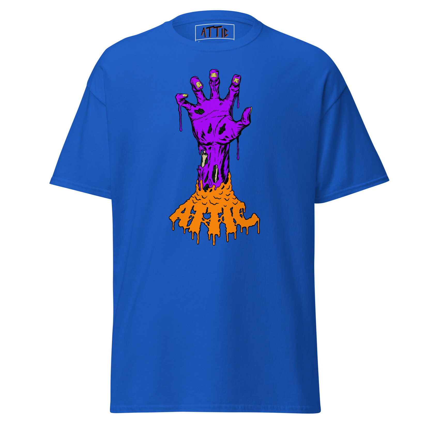 ATTIC Attic - Zombie Hand T-Shirt - Blue -