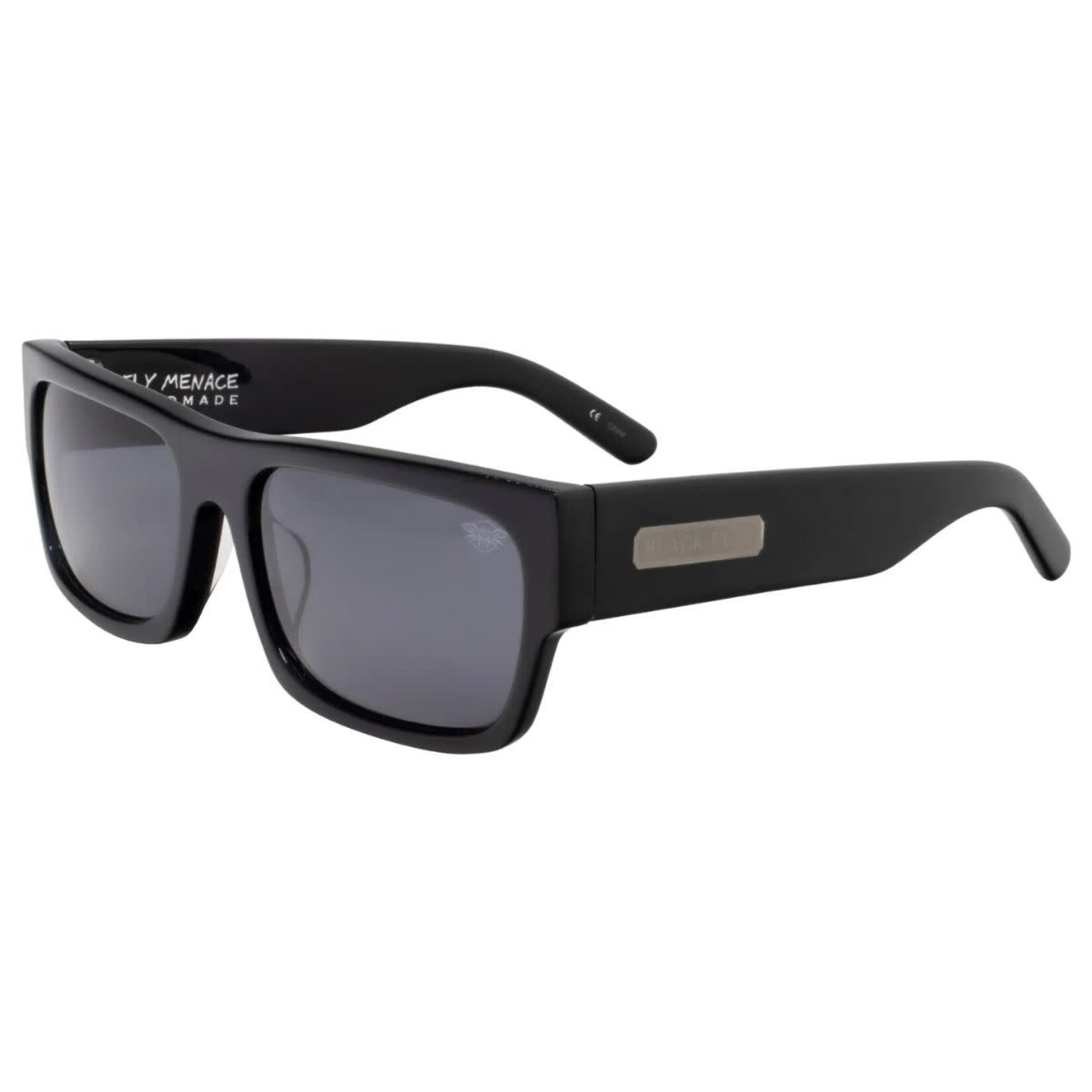 Black Flys Black Flys - Fly Menace - Shiny Black / Smoke Lens