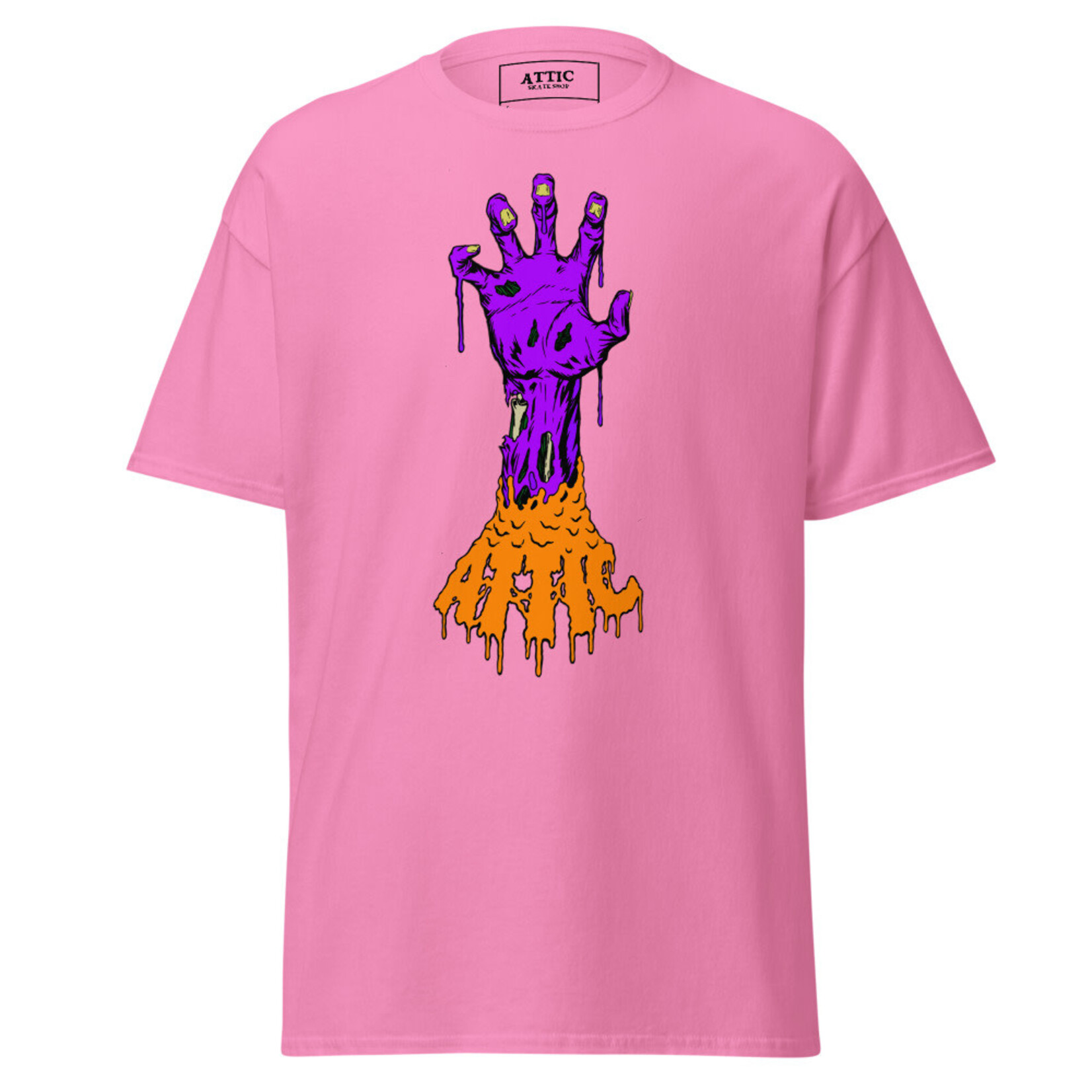 ATTIC Attic - Zombie Hand T-Shirt - Pink - ADULT -