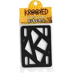 Krooked Krooked - 1/4" Riser Pads - Black - (Set of 2) Krooked Krooked - 1/4" Riser Pads - Black - (Set of 2)