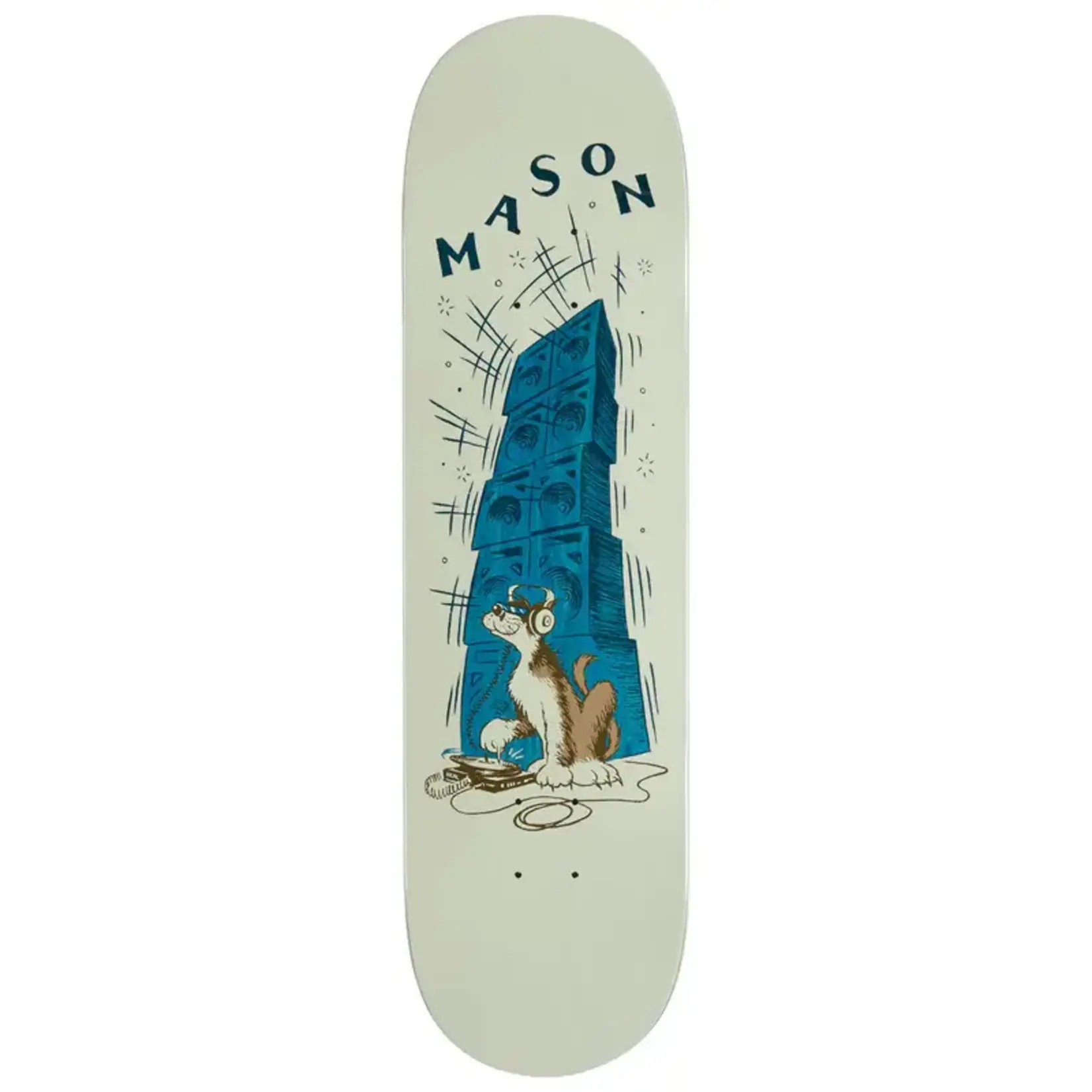 Real Skateboards Real - Mason Record Scratch Deck - 8.28" x 31.7" x 14.12" - Assorted Amp Colors