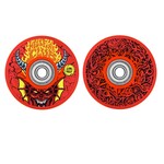 Slime Balls Slime Balls - Stranger Things Hellfire Club Light Ups OG Red Wheels - 66mm 78a - Set of 4