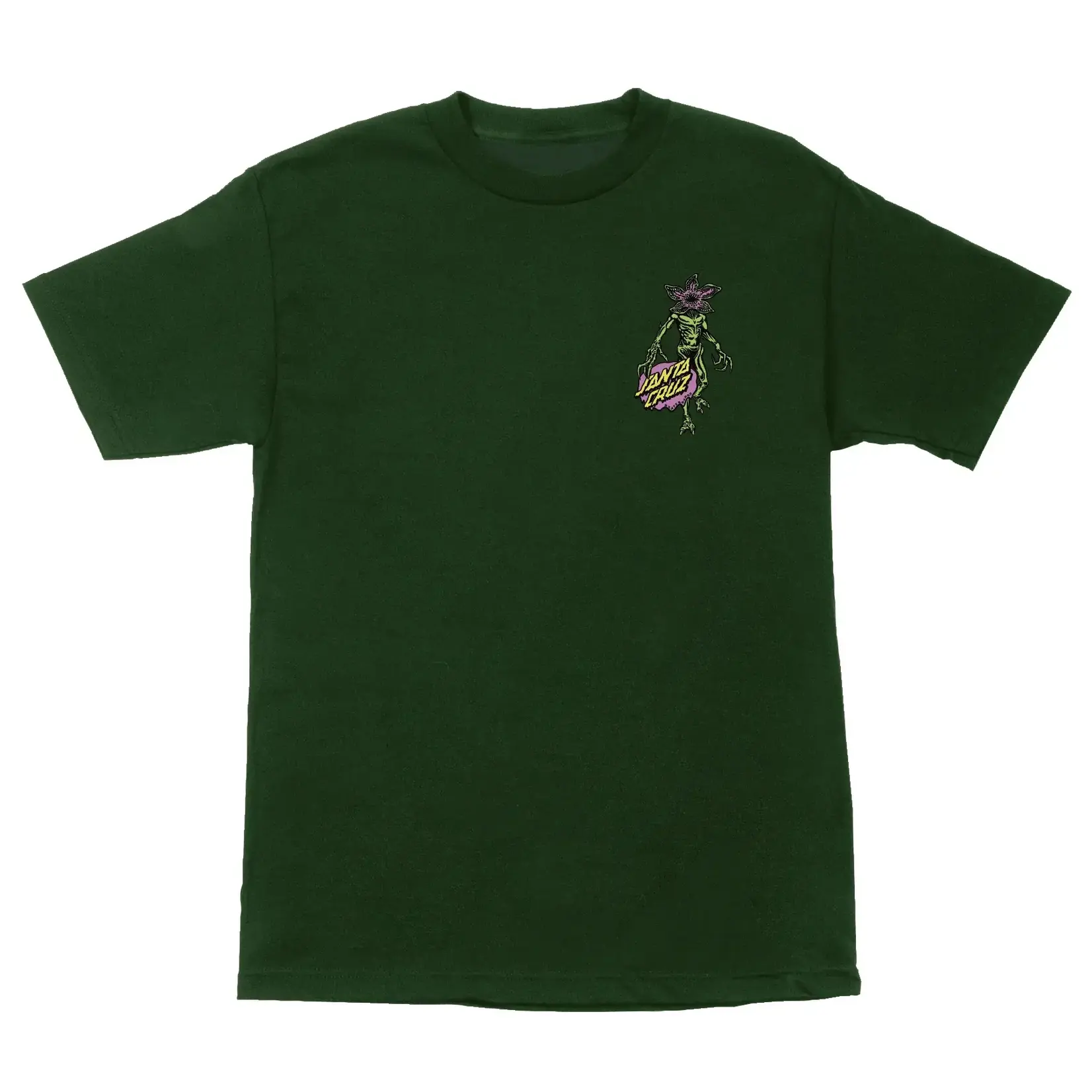 Santa Cruz Skateboards Santa Cruz - Stranger Things Demogorgon Dot T-Shirt - Forest -