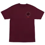 Santa Cruz Skateboards Santa Cruz - Stranger Things Hellfire Pit T-Shirt - Maroon -