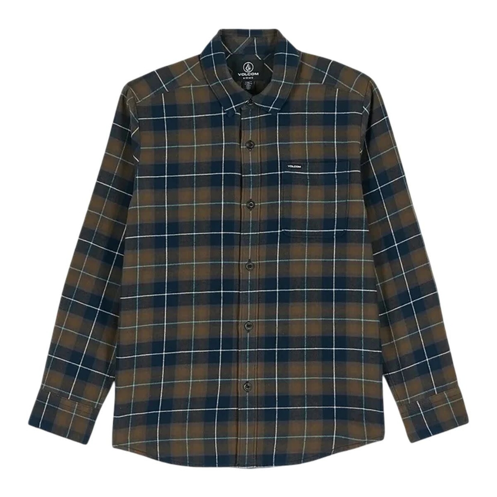 Volcom Volcom - (KIDS) Caden Plaid Shirt - Navy -