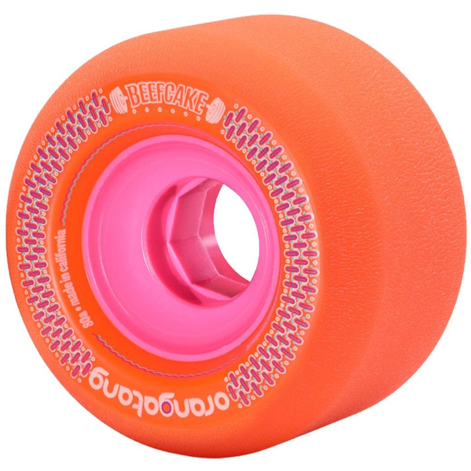 Orangatang Wheels Orangatang Wheels - Beefcake - Orange - 73mm 80a  (Set of 4)