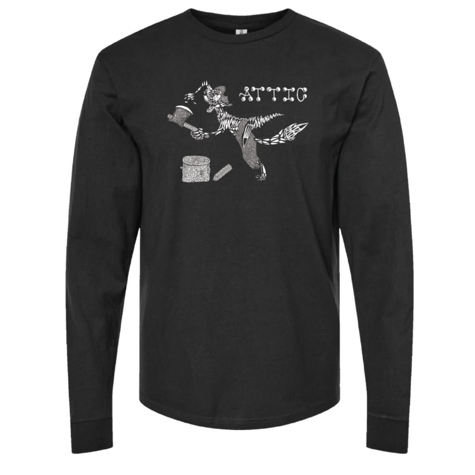 ATTIC Attic - Fox Long Sleeve - Black -