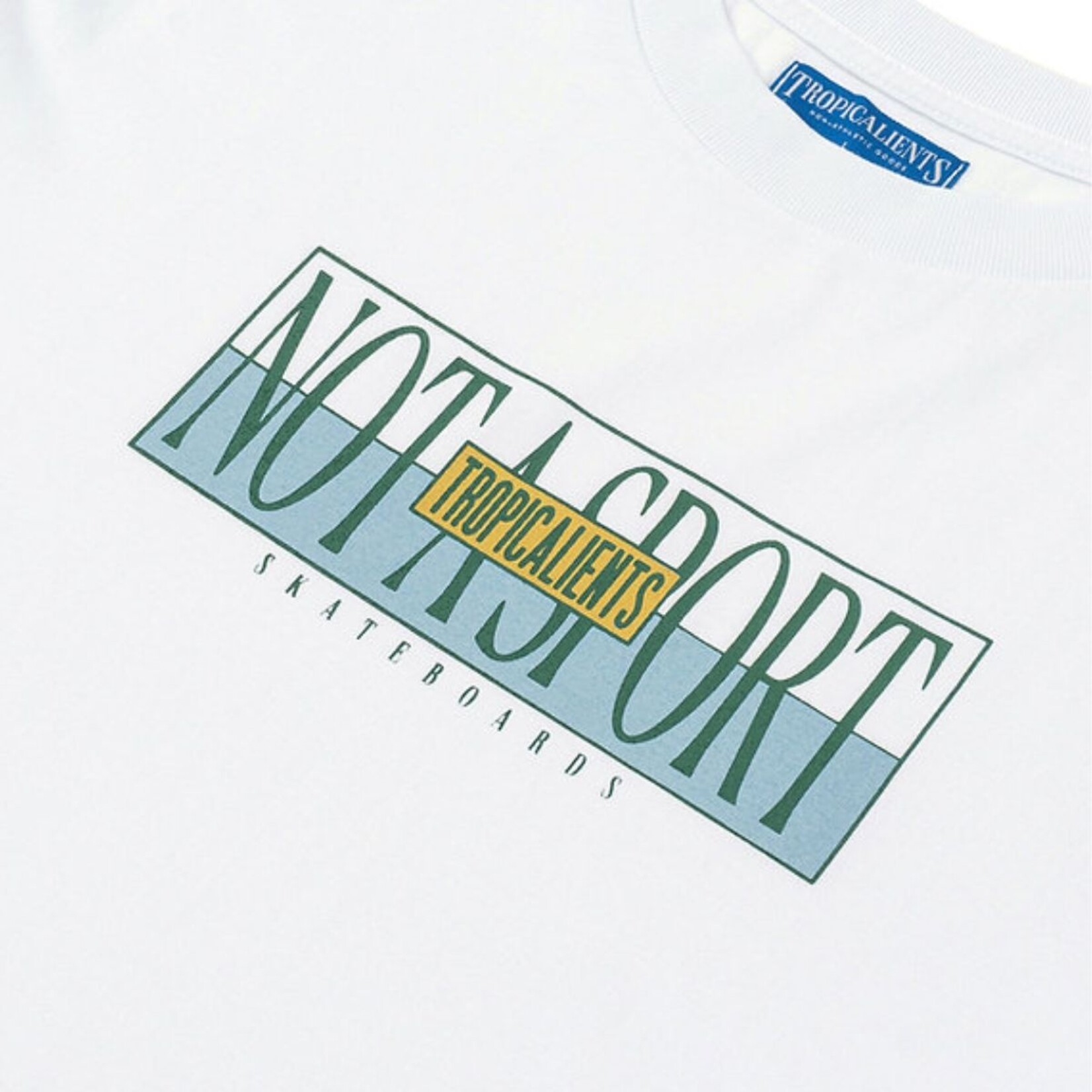 Tropicalients Tropicalients - Not A Sport T-Shirt - White -