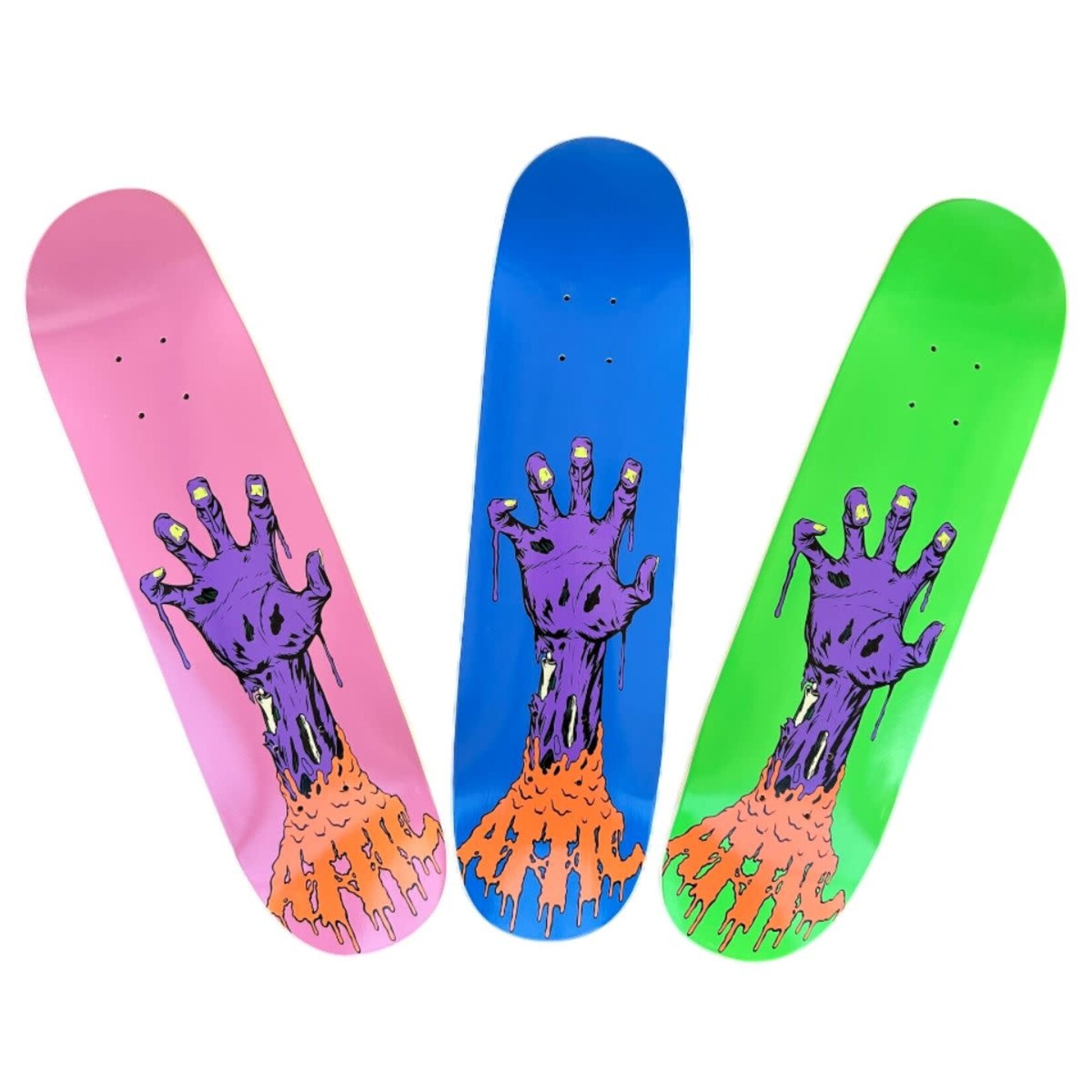 ATTIC Attic - Zombie Hand Deck - 7.25" x 28.125" x 12" (6 Ply) - Assorted