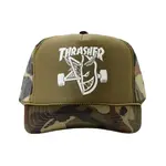 Thrasher Thrasher x Spitfire - Thrash & Burn Trucker Hat - Camo