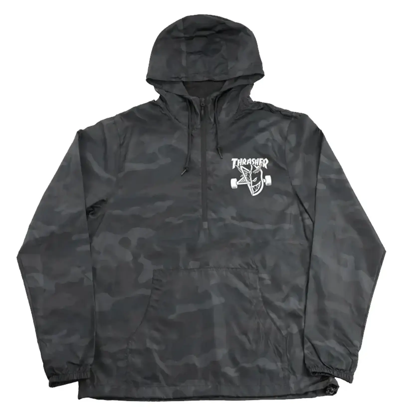 Thrasher Thrasher x Spitfire - Thrash & Burn - Anorak Jacket - Black Camo -