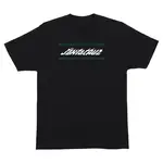 Santa Cruz Skateboards Santa Cruz - Wired Flame Dot Crackle T-Shirt - Black -