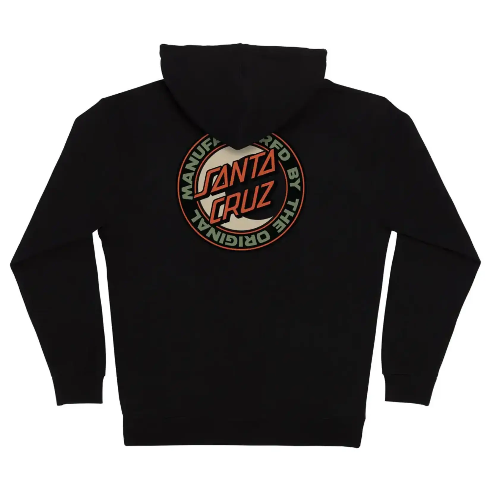 Santa Cruz Skateboards Santa Cruz - MFG Moon Dot Zip Hoodie - Black -