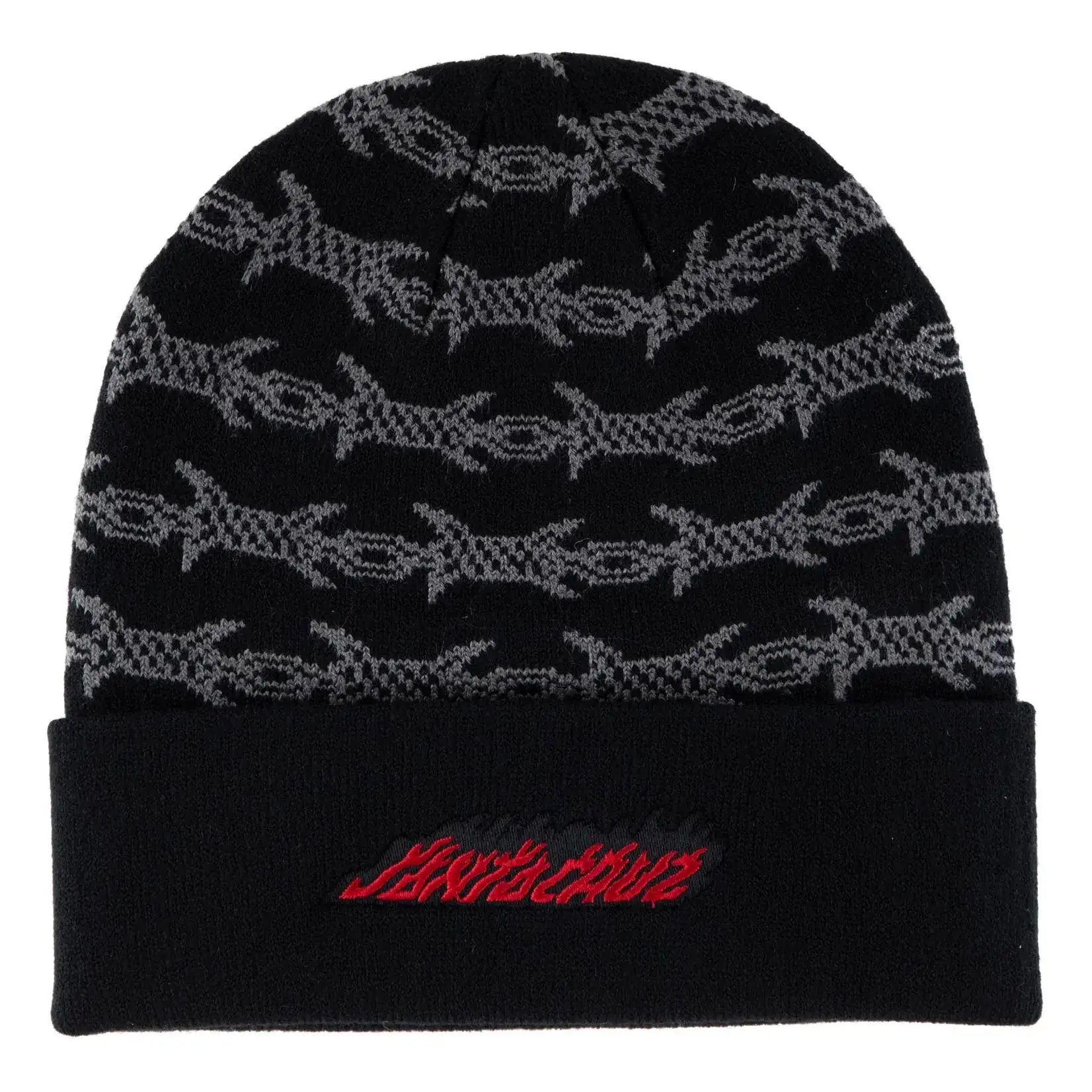 Santa Cruz Skateboards Santa Cruz - Wired Flame Dot Beanie - Black