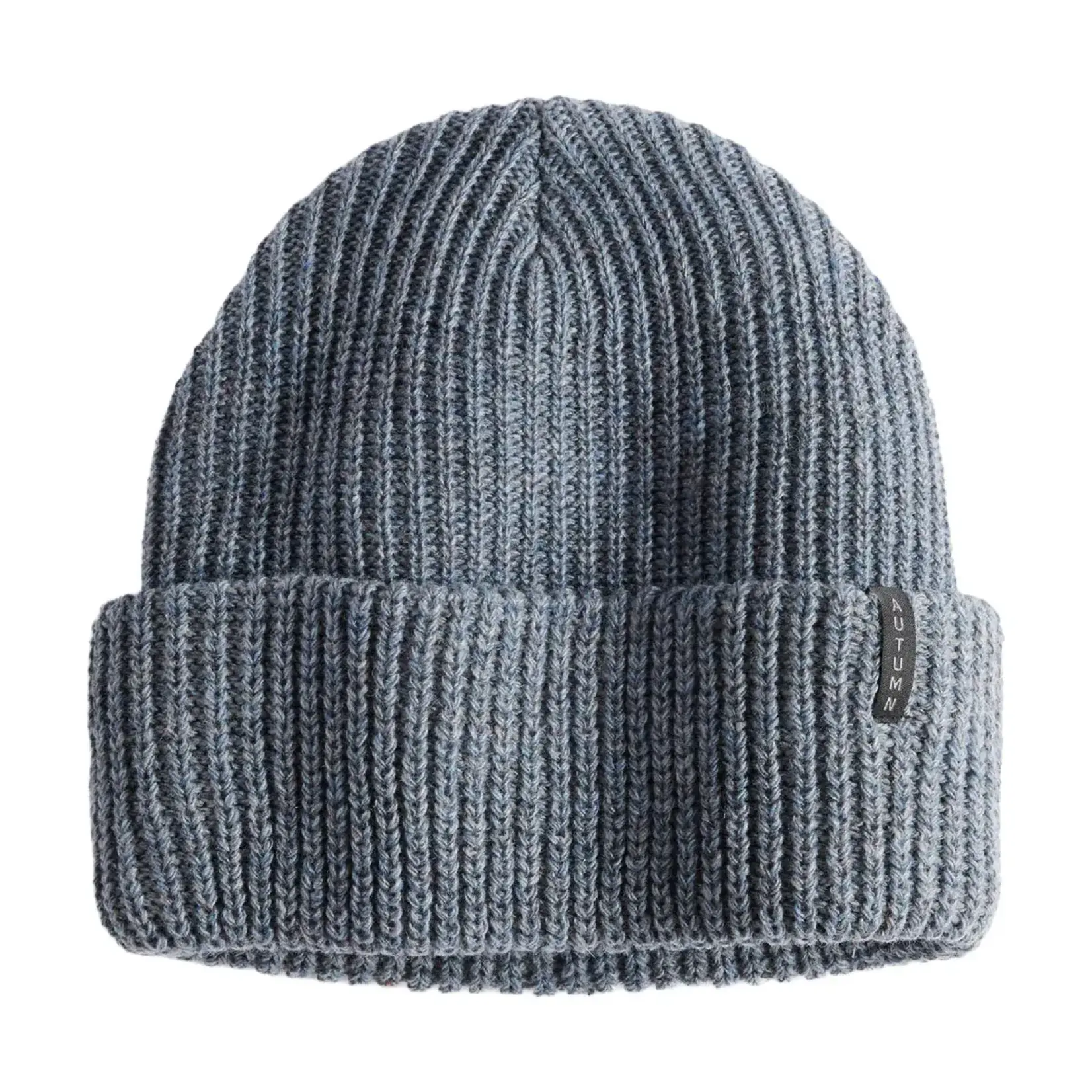 Autumn Autumn - Ribbed Knit Beanie - Blue