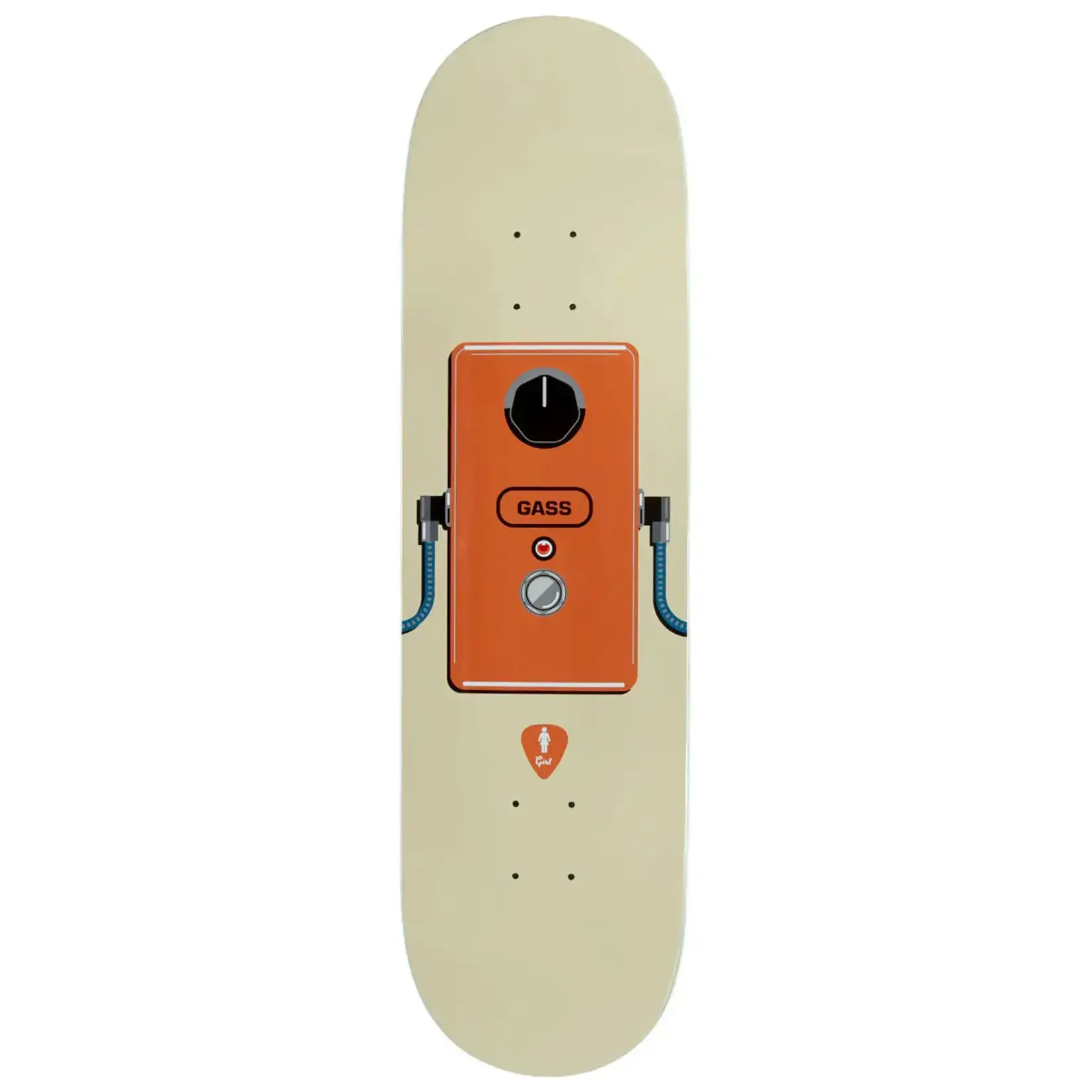 Girl Girl - Gass Stomp Deck - 8.5" x 32" x 14.437"