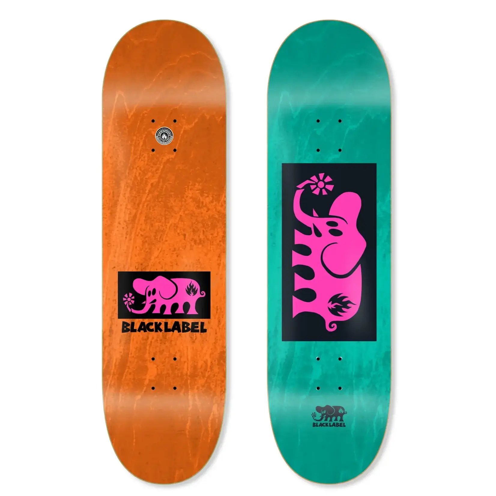 Black Label Black Label - Elephant Block Deck - 8.25" x 32.12" x 14.25" - Assorted Top/Bottom Stains