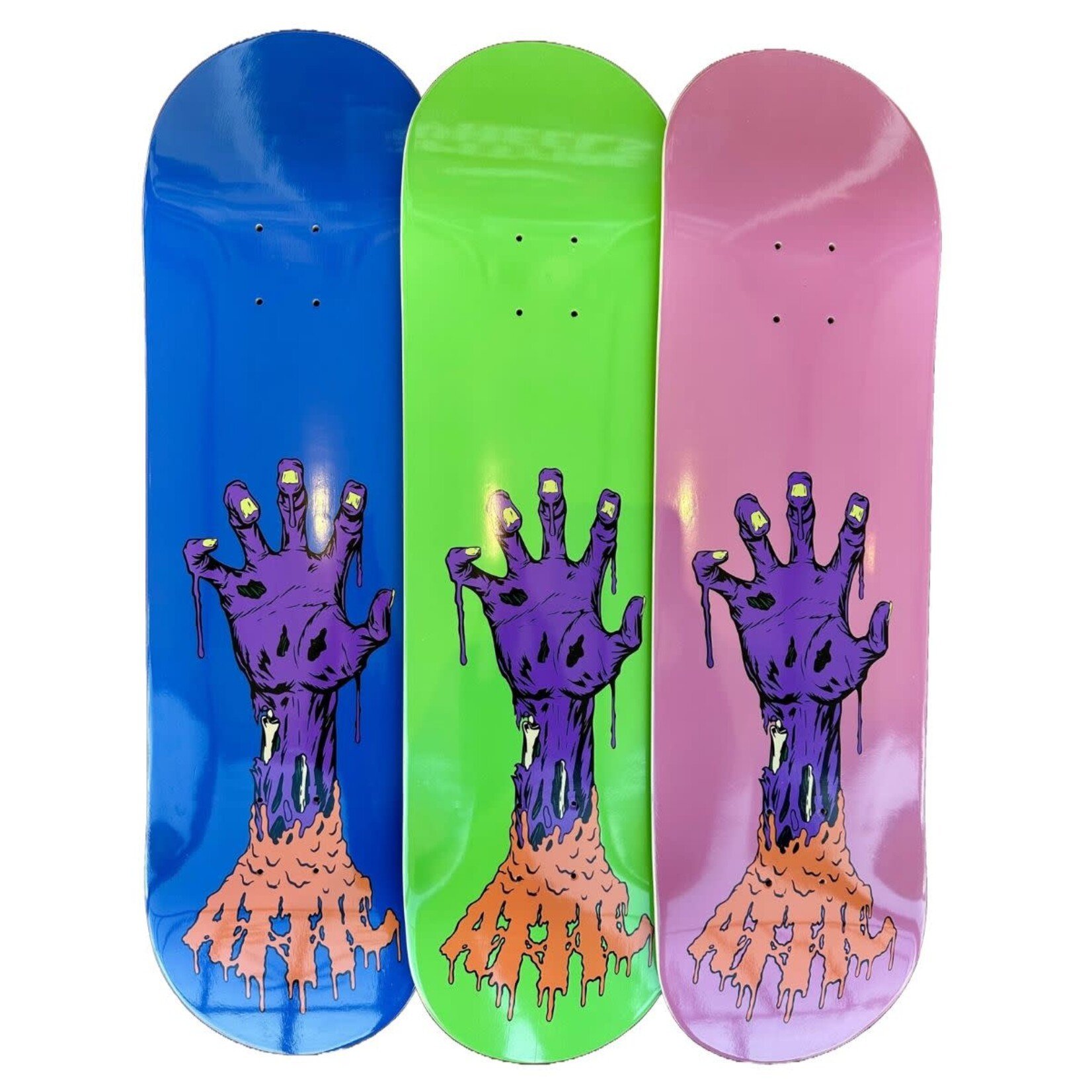 ATTIC Attic - Zombie Hand Deck - 8.0" x 31.5" x 13.875" - Assorted