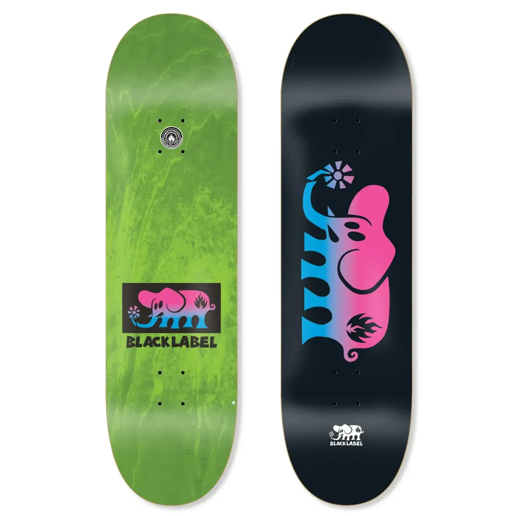 Black Label Black Label - Elephant Fade Deck - 8.5" x 32.38" x 14.5"