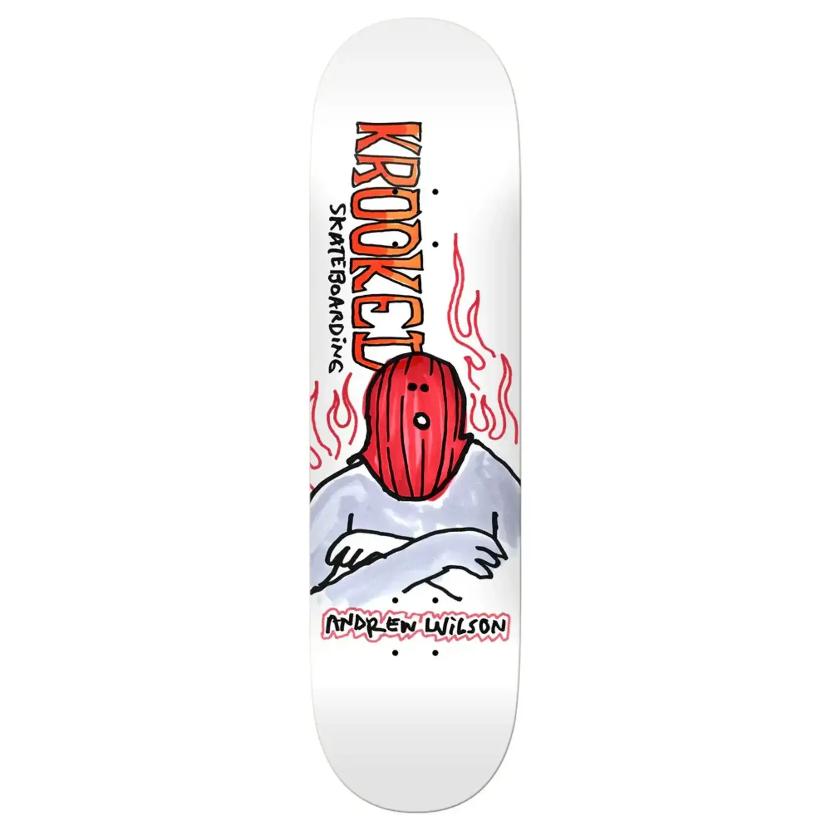Krooked Krooked - Wilson Fire Mask Deck - 8.75" x 32.62" x 14.62"