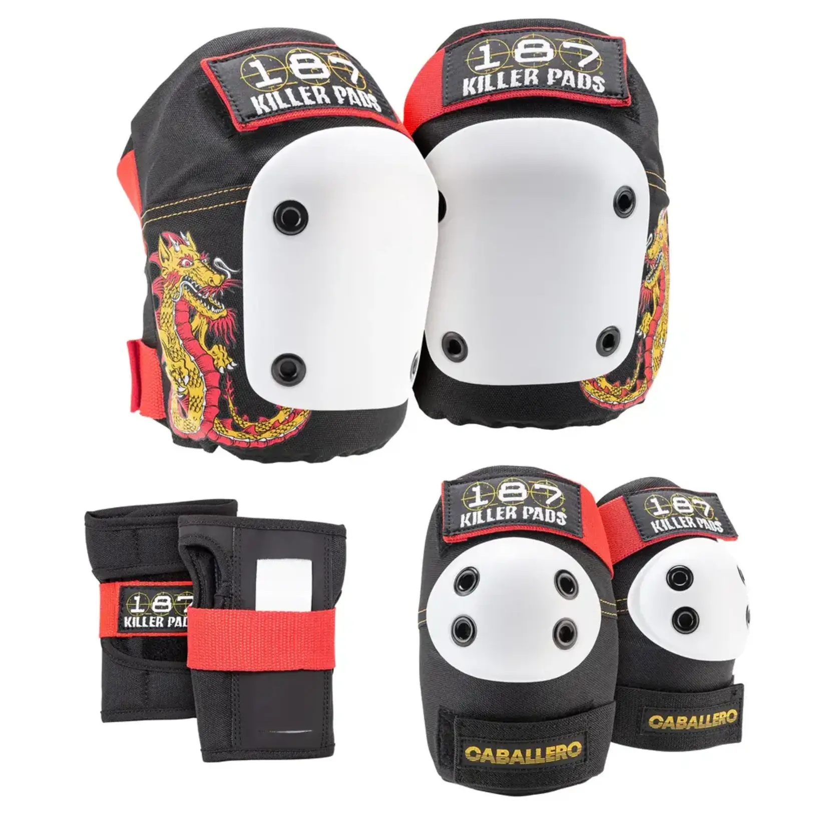 187 Killer Pads 187 Killer Pads - Kids Pre-K Six Pack Pad Set - Caballero
