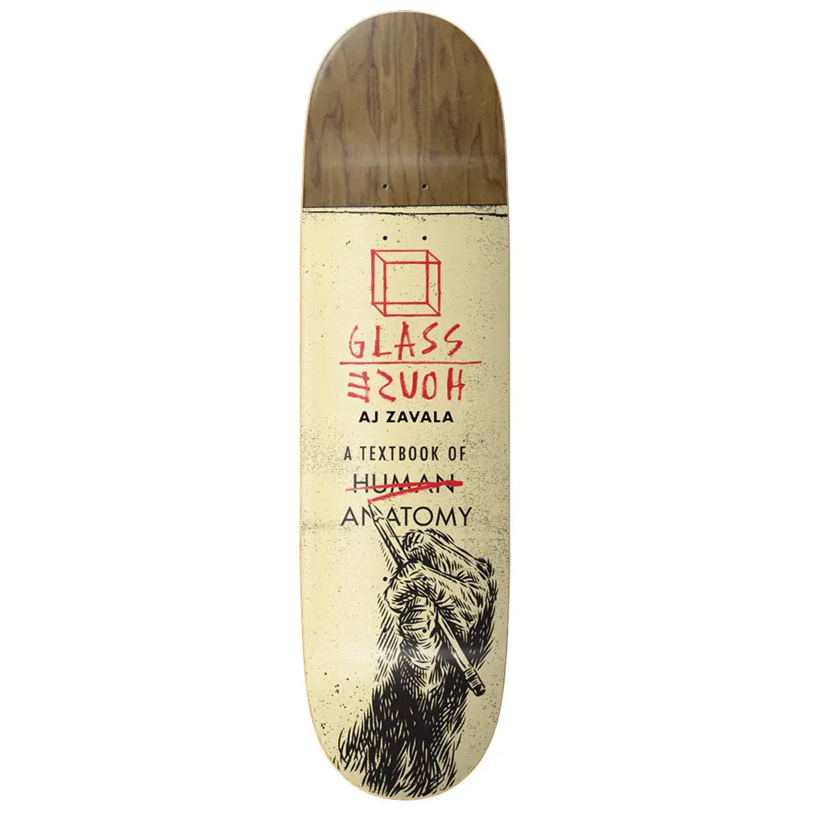 Glass House Glass House - Zavala Anatomy Deck - 8.25" x 31.75" x 14.5"