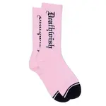 Deathwish Deathwish - Death Sock Socks - Pink